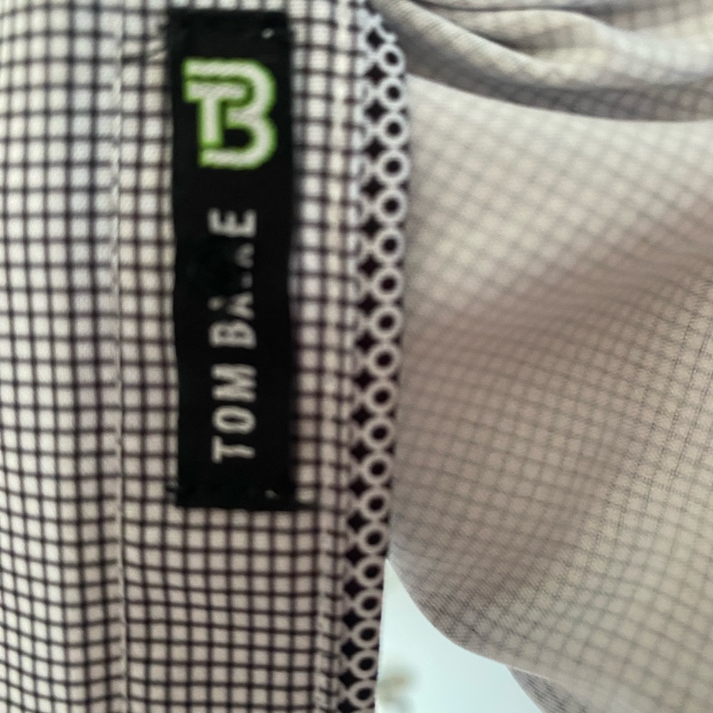 Tom Blaine Gray Button Down Performance Shirt Siz… - image 6